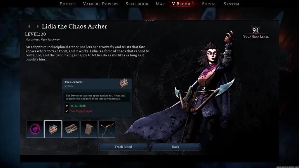 V Rising Lidia the Chaos Archer