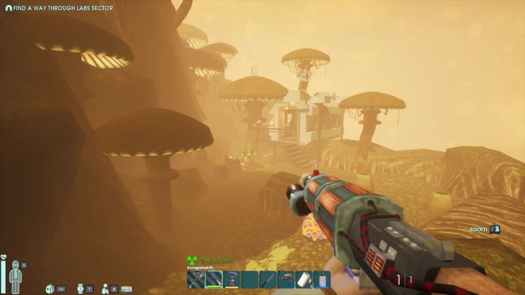 Abiotic Factor giant mushrooms screenshot