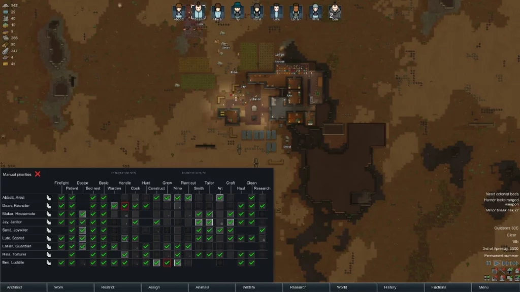 More Colonists RimWorld screenshot