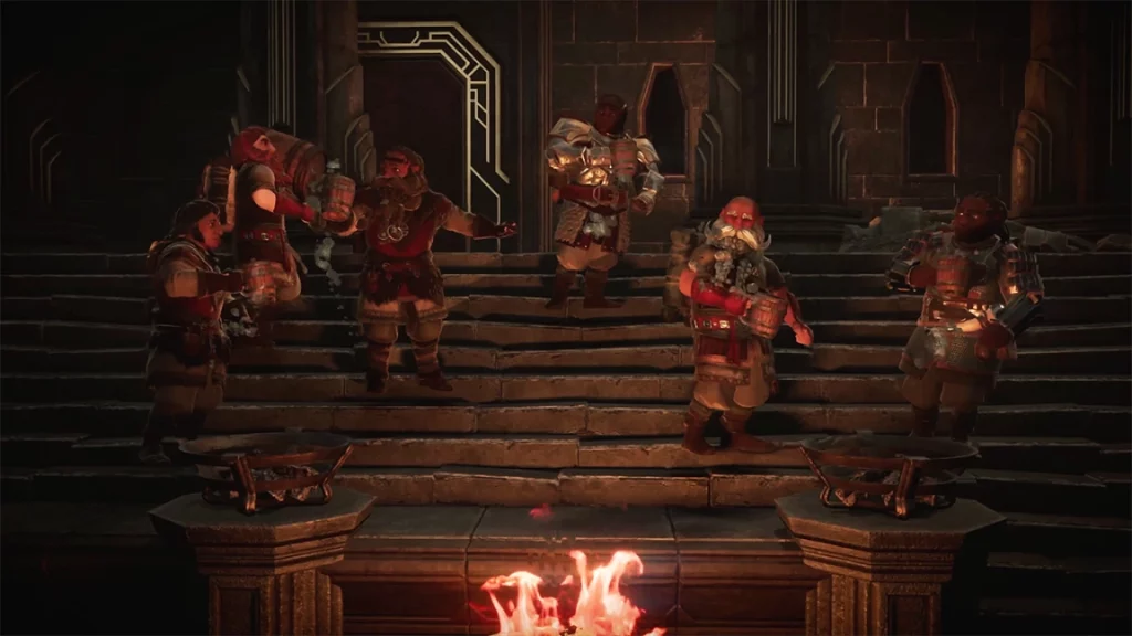 LOTR: Return to Moria group of players screenshot
