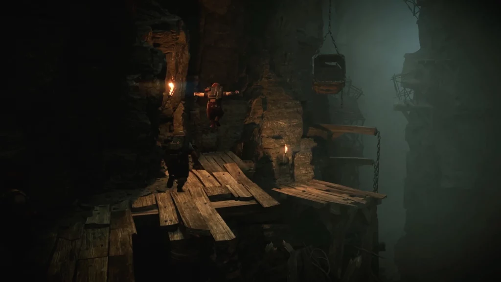 LOTR: Return to Moria exploring mines screenshot