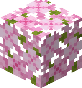 Minecraft Cherry Leaves Block