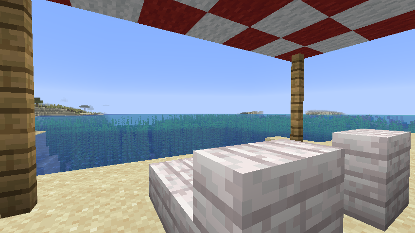 Minecraft Summer Build Guides: Beach Screenshot