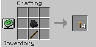 Minecraft Torch Recipe
