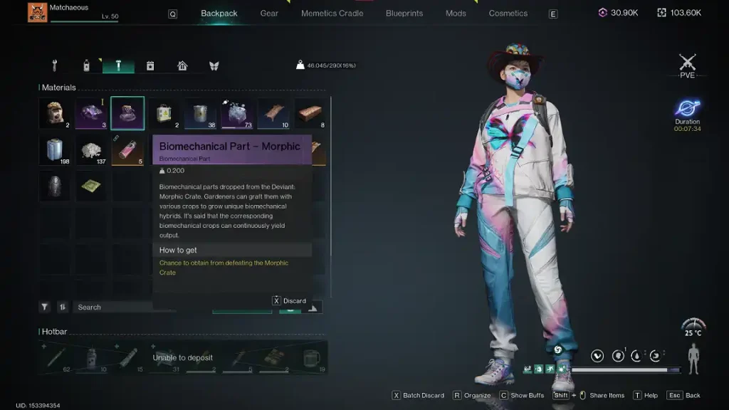 Once Human Best Biomechanical Parts