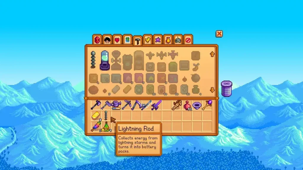 Stardew Valley Lightning Rod