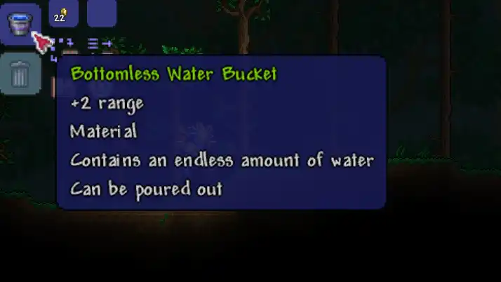 Terraria Bottomless Water Bucket