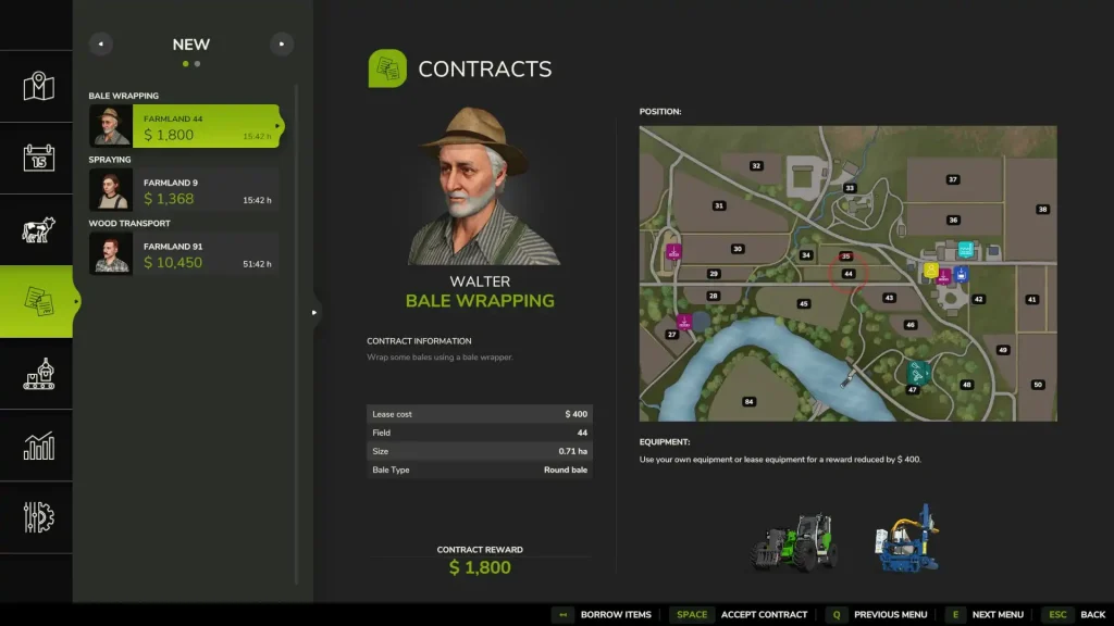 Farming Simulator 25 Contracts