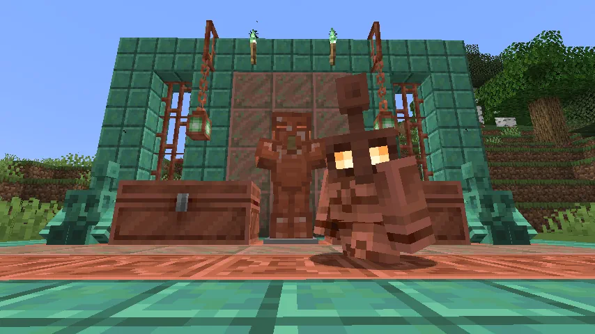 Minecraft Copper Age Update Item and Block Showcase Screenshot