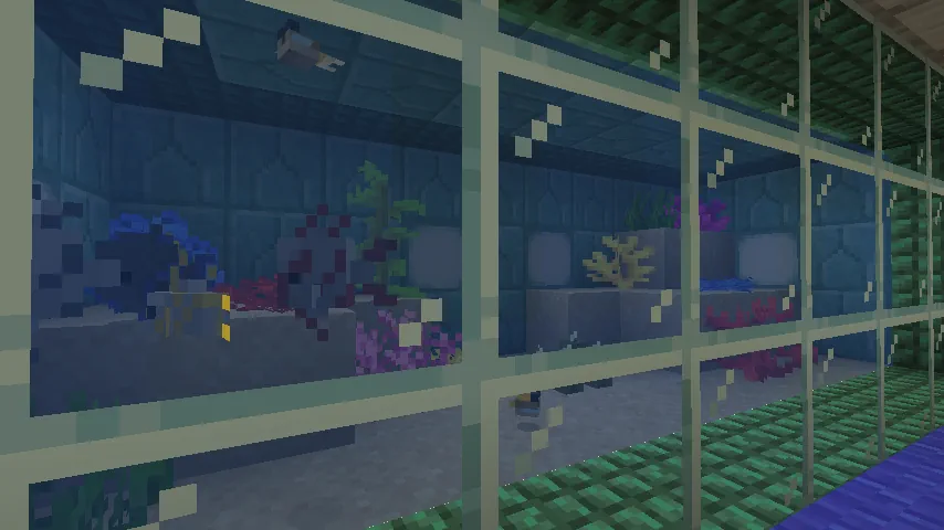 Minecraft Fish Tank Screenshot