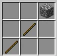 Stone Minecraft Spear Recipe Screenshot