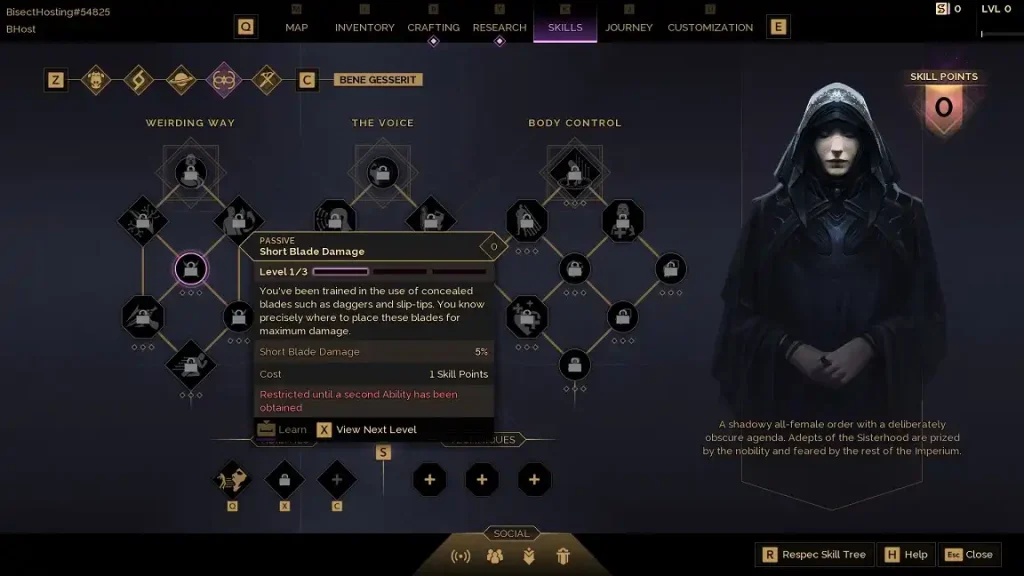 Dune Awakening Bene Gessirit Best Abilities Skills