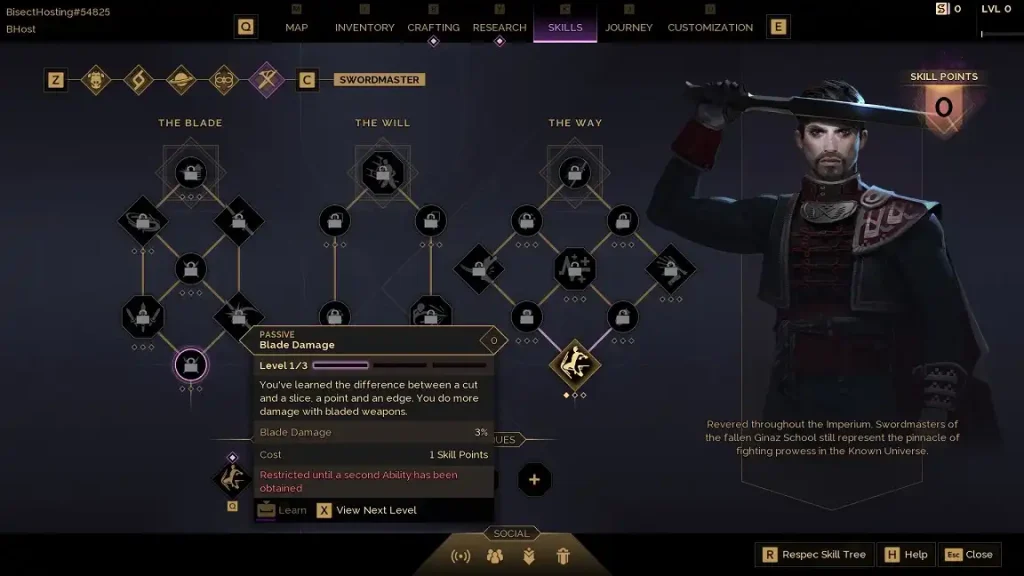 Dune Awakening Swordmaster Best Abilities Skills