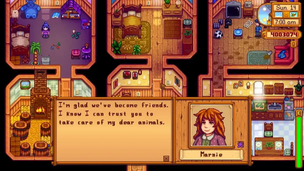 Stardew Valley Marnie Heart Event