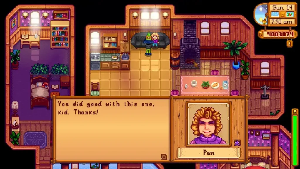 Stardew Valley Pam Heart Events