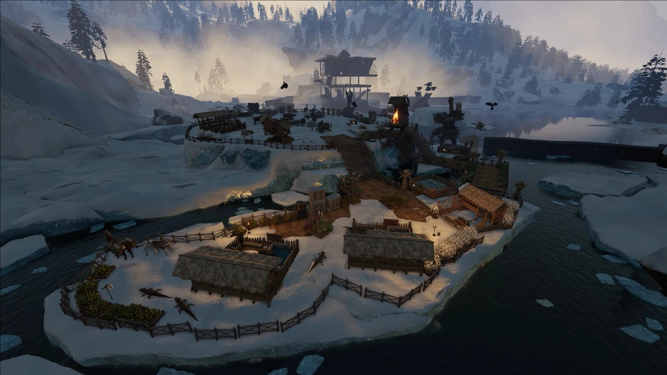 Soulmask snowy landscape screenshot