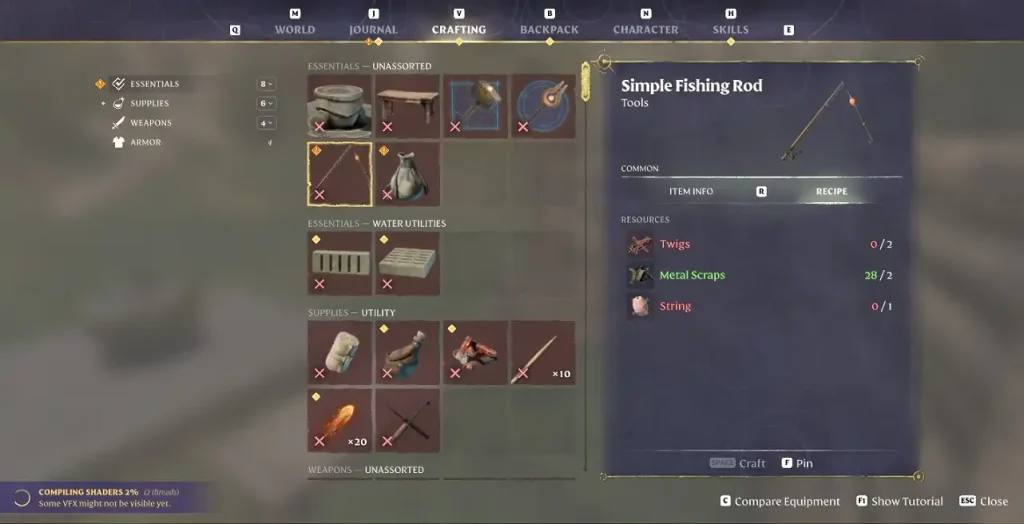 Enshrouded Fishing Rod