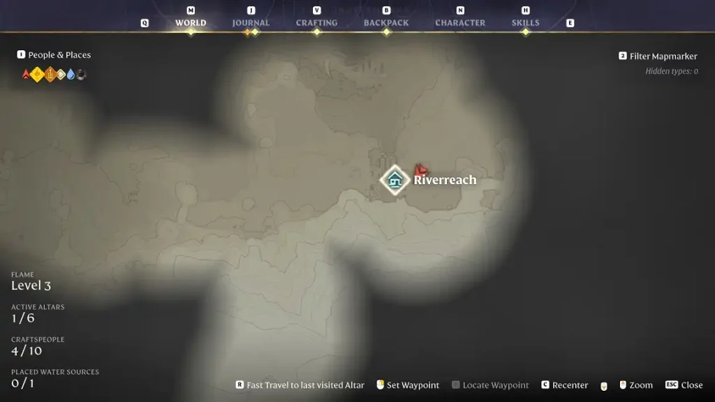 Enshrouded Riverreach Map Location