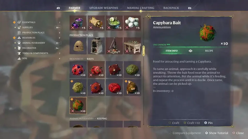 Enshrouded Tame Capybara