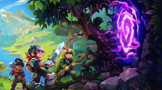 Three Heroes Adventure Into Portal Art