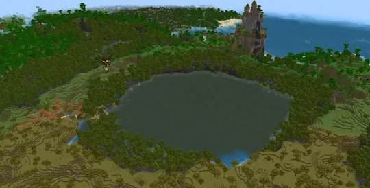 Minecraft Circle Mangrove Swamp World Preview Screenshot