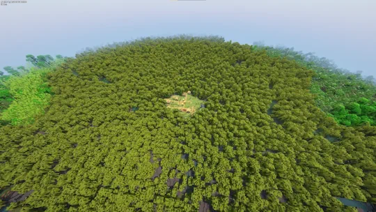 Minecraft Mangrove Swamp Village Screenshot