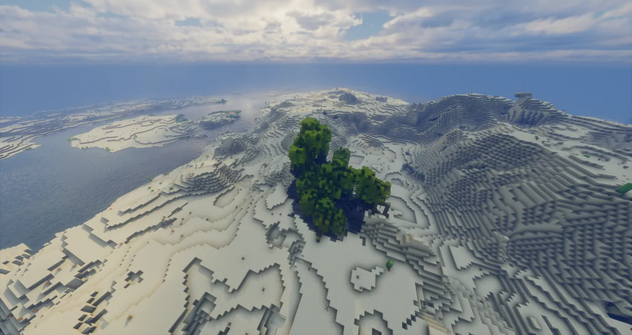 Minecraft Desert Oasis Screenshot