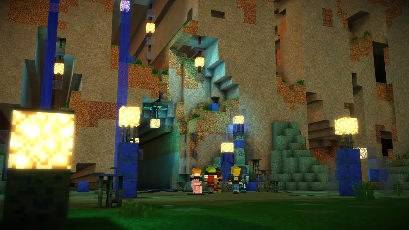 Minecraft Story Mode Far Lands Screenshot
