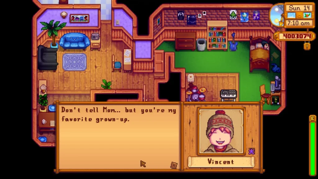 Stardew Valley Vincent Heart Events