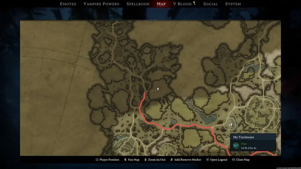 V Rising Farbane Woods South of Gleaming Meadows