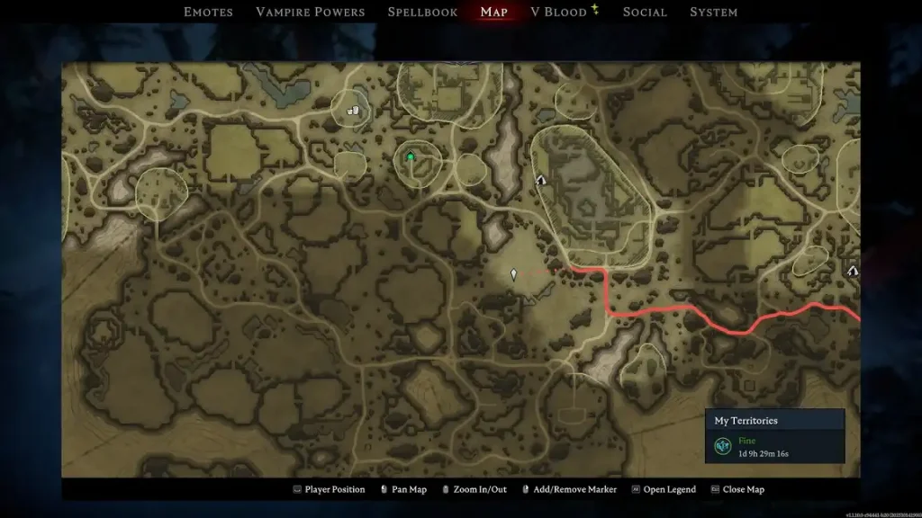 V Rising Farbane Woods Southwest of the Bandit Copper Mine