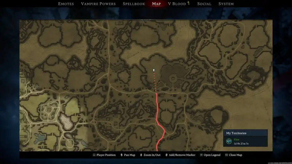 V Rising Farbane Woods West of the Fishing Lake