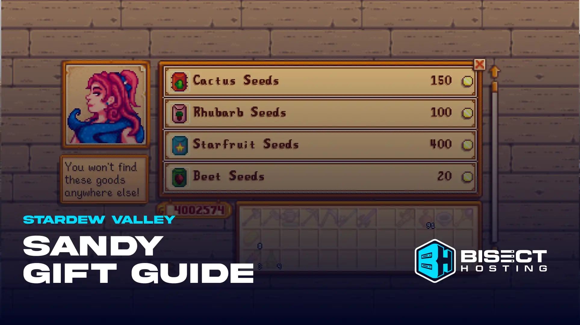 Stardew Valley Sandy Gift Guide: Loves, Likes, Hates, & Heart Events