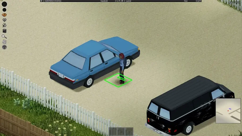 Project Zomboid Car Controls