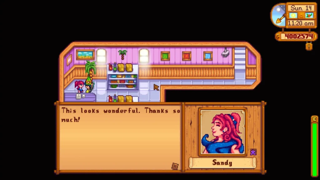 Stardew Valley Sandy Heart Events