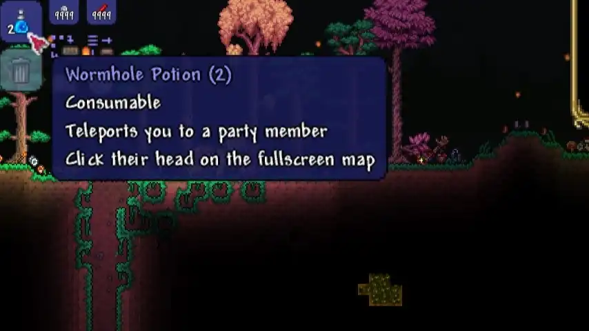 Terraria Wormhole Potion