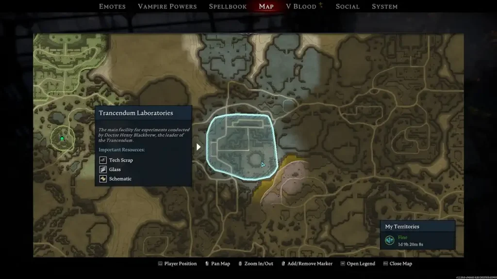 V Rising Henry Blackbrew Location