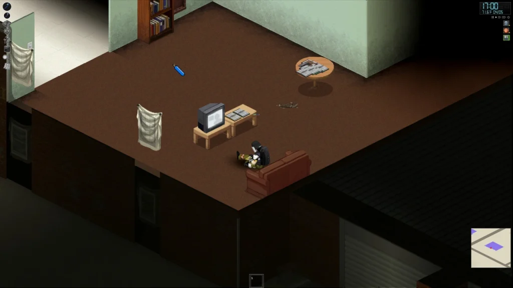 Life and Living watching TV screenshot Project Zomboid