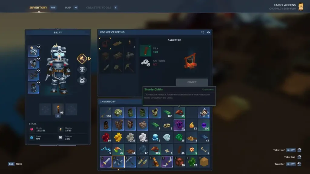 Hytale Chitin Recipe