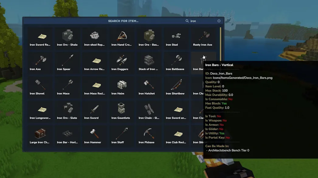 Hytale Advanced Item Info Mod Screenshot