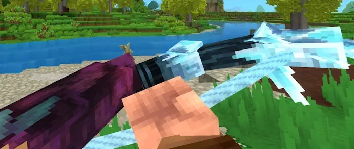 Frost Shortbow With Nocked Arrow Screenshot