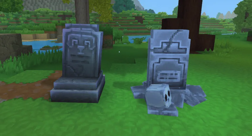 Hytale Gravestones Mod Screenshot