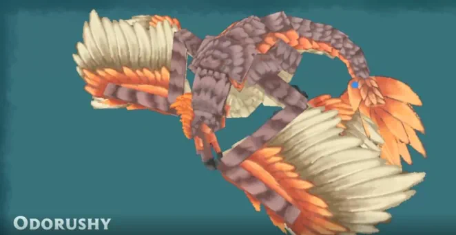Odorushy Bird Monster Player Made Hytale Model