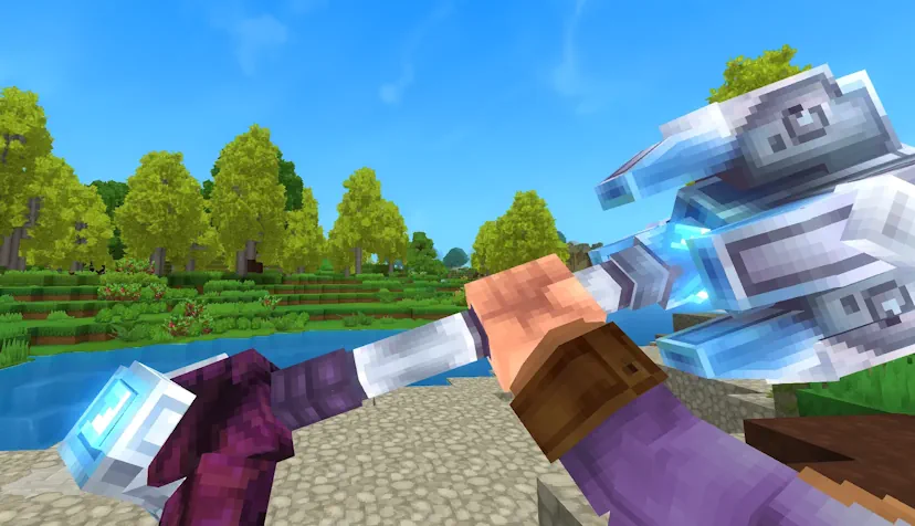 Hytale Two Handed Mace Blocking Screenshot