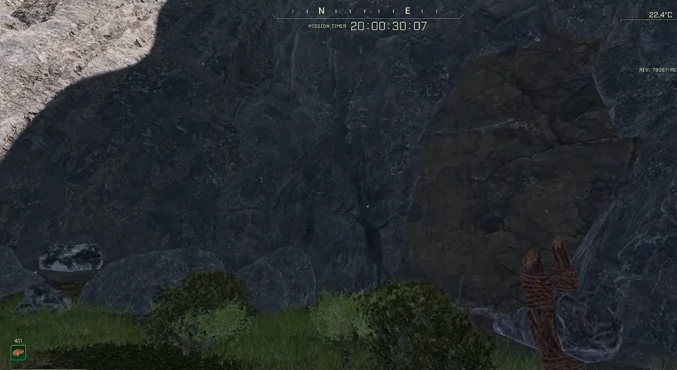 ICARUS cave wall screenshot