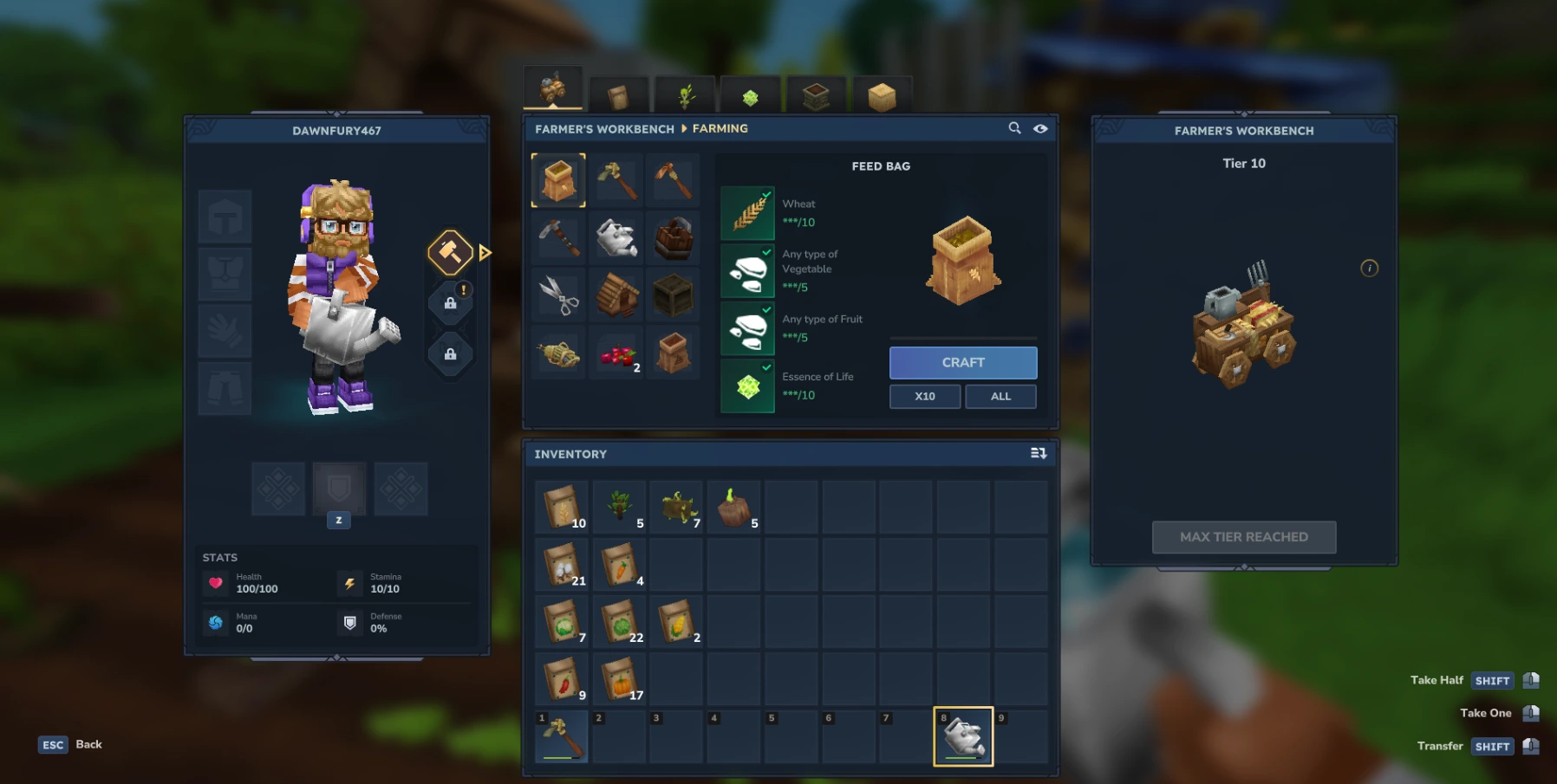 Hytale Farming Tab screenshot