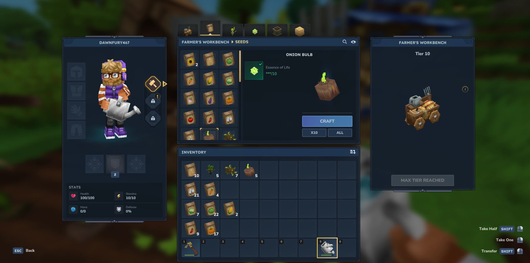 Hytale Seeds Tab screenshot