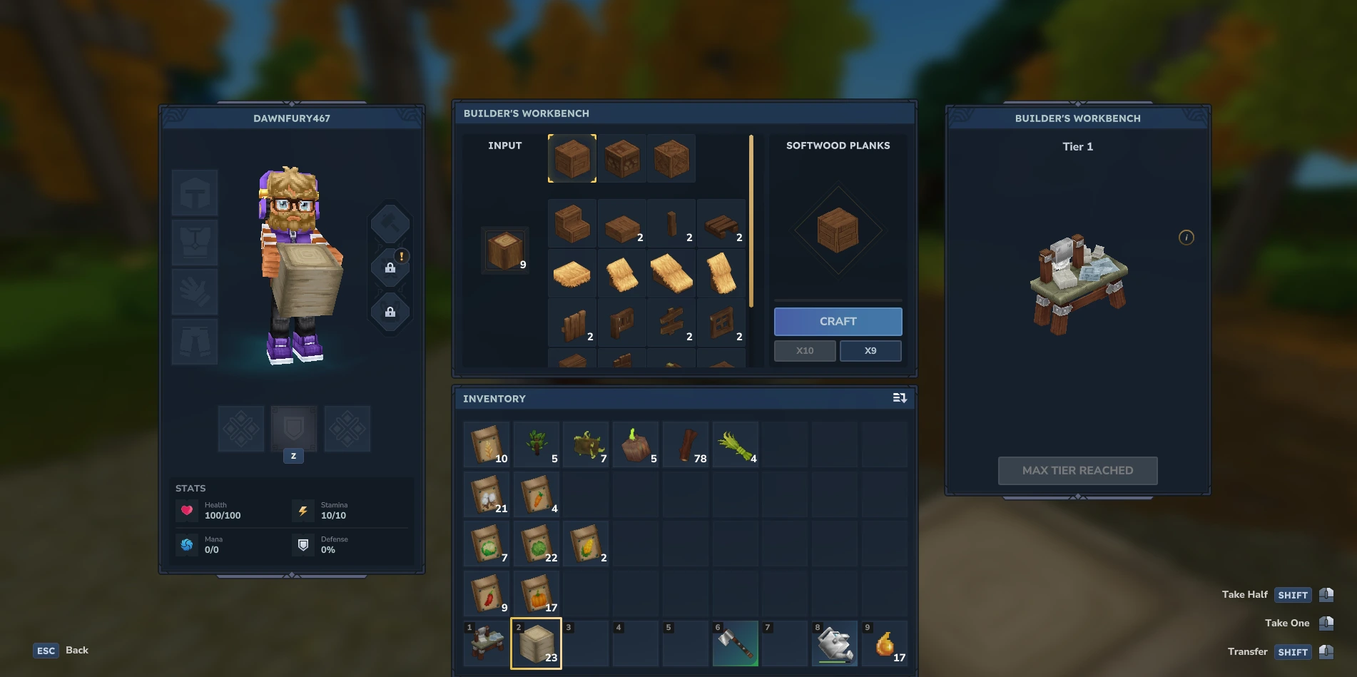 Softwood Crafting screenshot