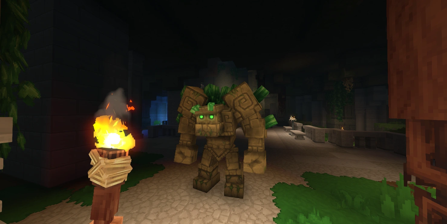 Hytale Emerald Earthen Golem screenshot