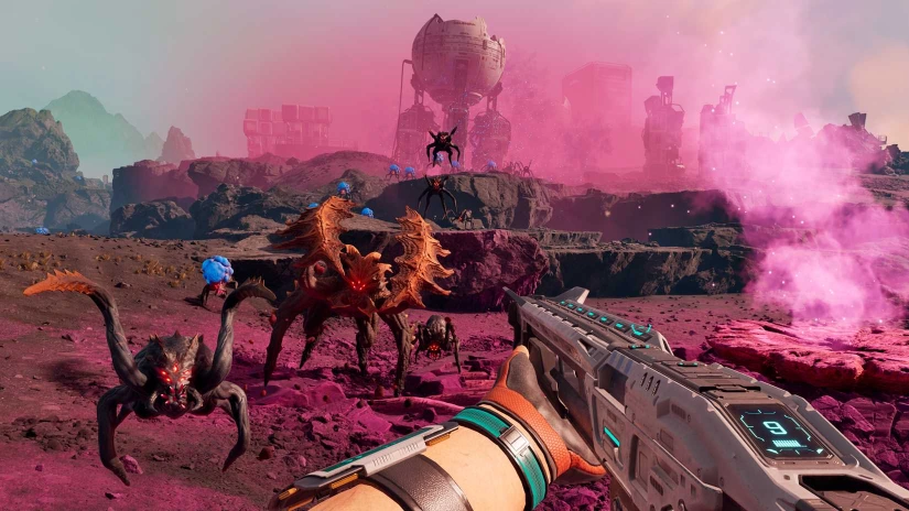 StarRupture player vs bugs screenshot